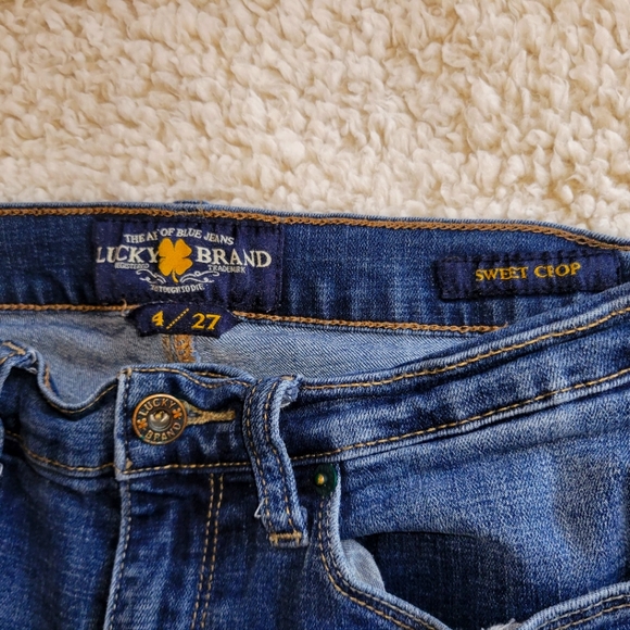 Lucky Brand Jeans Sweet Crop - Picture 3 of 4